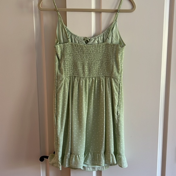 Abercrombie Polka Dot Dress - Green - Picture 2 of 8